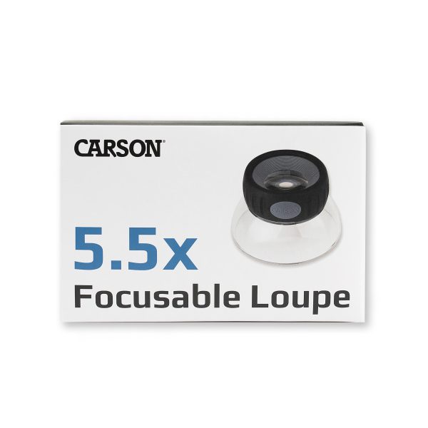 LumiLoupe™ Plus 10.5x Power 1'' Focusable Stand Loupe Magnifier