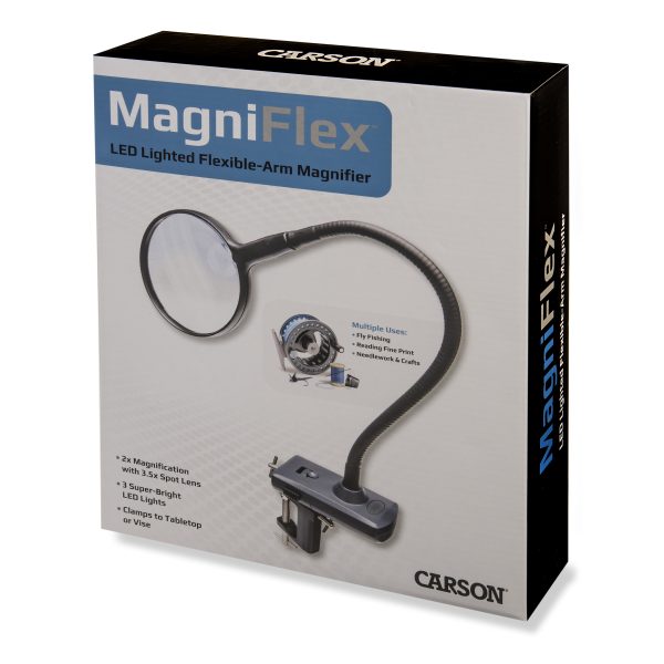 2 times LED table top magnifier
