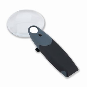 Folding handle LED magnifier