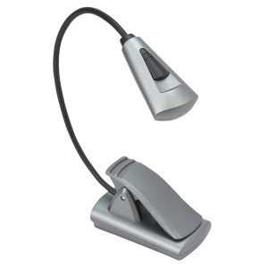 Flexiable gooseneck clip on LED booklight