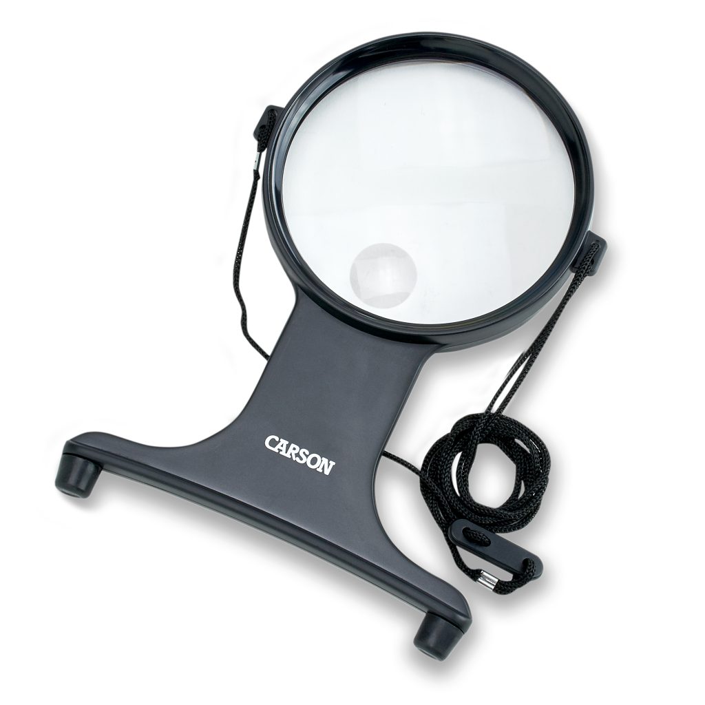 ViviLux Detachable Optical Grade 3X Magnifier with Handi-Clip - Hands Free  no-Distortion Magnifying Glass Lens - Desk Gadget Turns Hobby, Puzzle or  Sewing Light into Magnifying Light