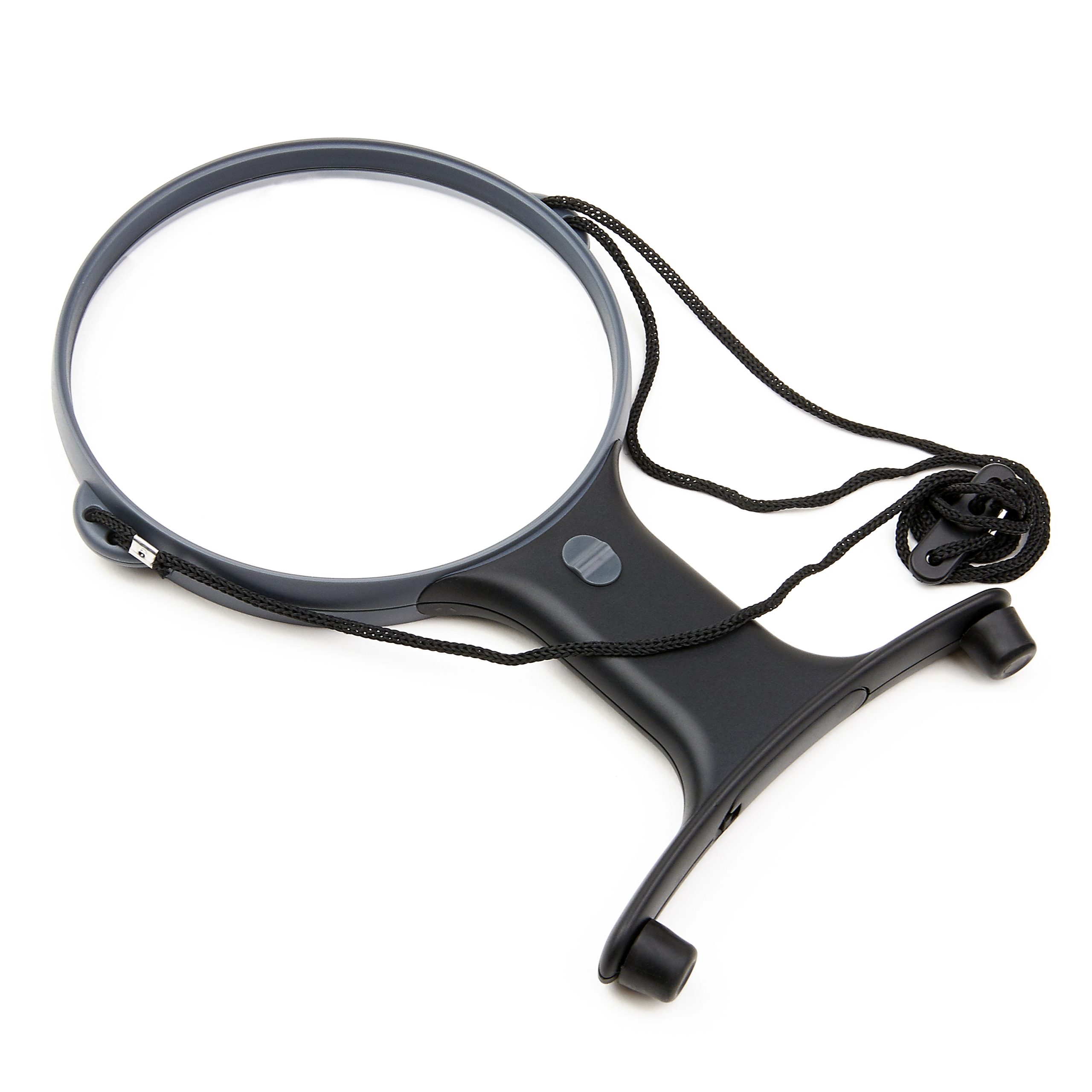 MagniShine™ Dual LED Lit 2x Magnification Hands-Free Magnifying Glass