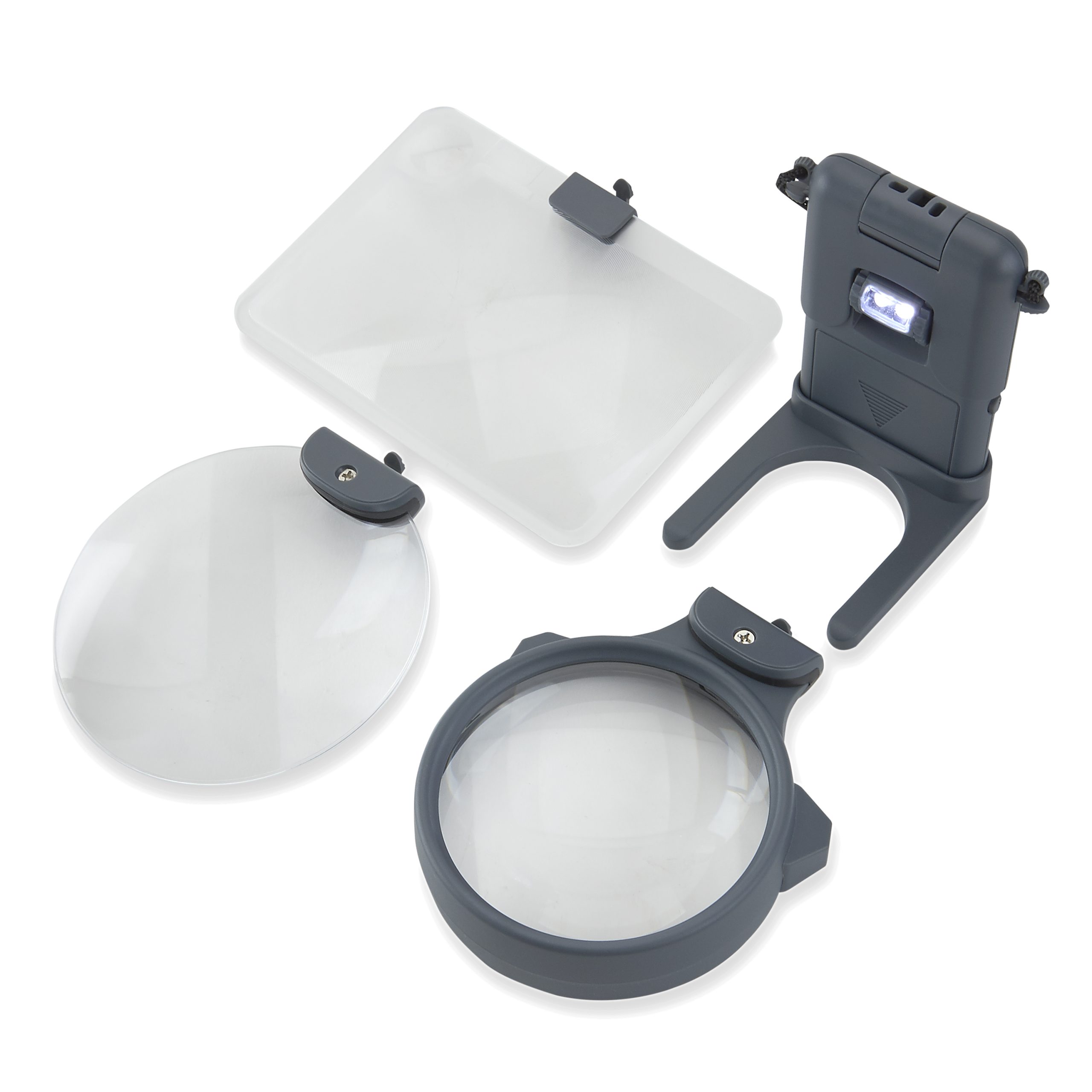 Magnifier Helping Hands Free 4x 2x Magnifying Glass Hobby Lighted Illuminated 