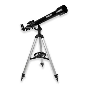 Carson Sky Chaser 70mm Refractor Beginner Telescope with Tabletop Tripod For Kids and Adults with Magnification up to 133.5x for Astronomy and Terrestrial Viewing SC-450 