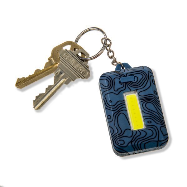 COB LED Key Light Keychain Mini Torch Outdoor Flashlight Bag Handbag Keys Blue 
