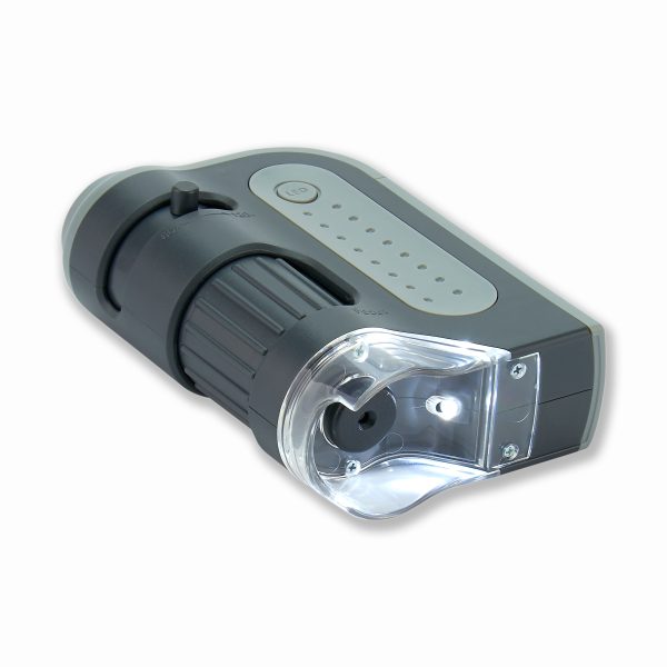 120X Carson MicroBrite Plus LED Lighted Pocket Microscope 60X 