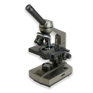 Carson biological microscope, compound microscope, monocular microscope for beginners or professionals, metal body microscope