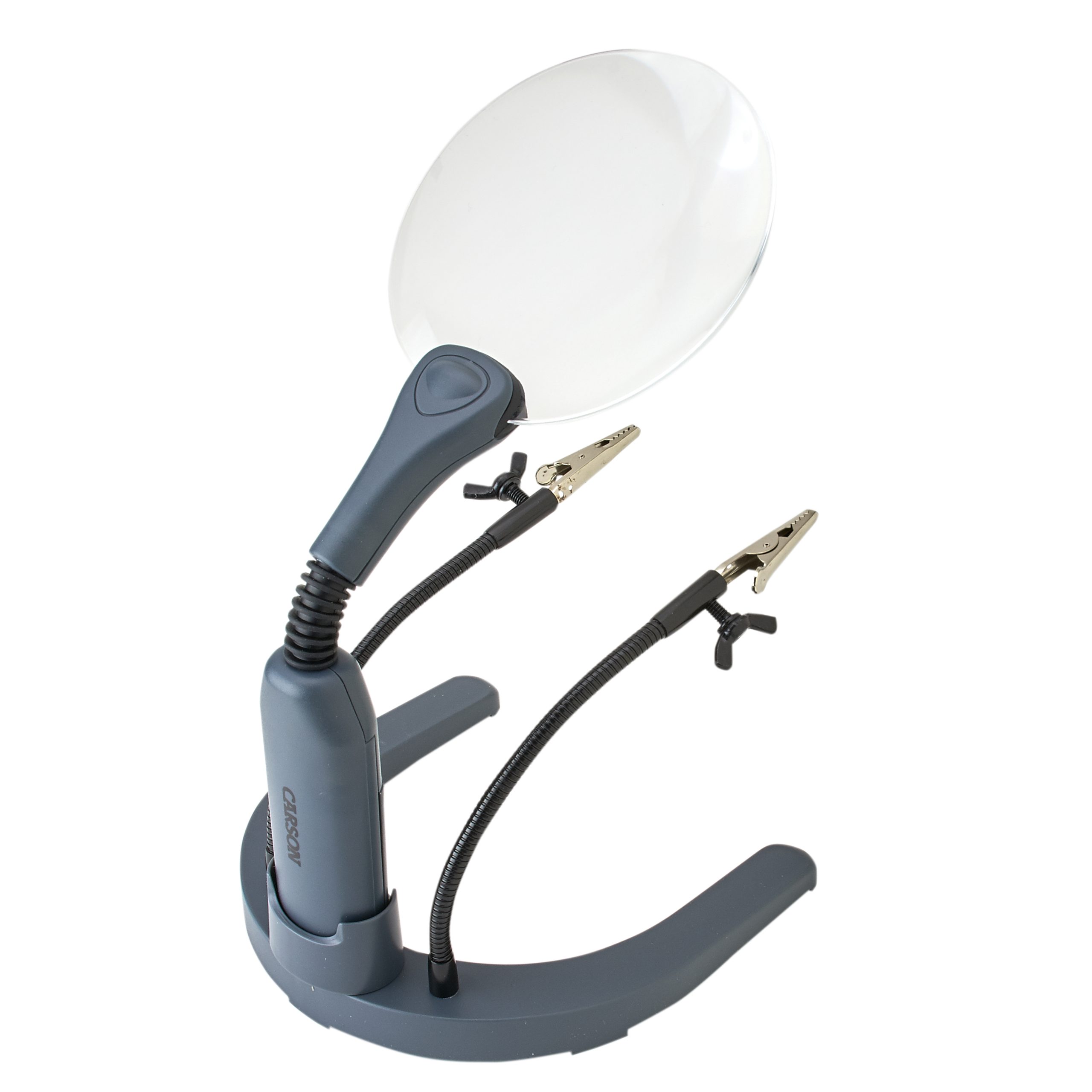 Magnifying Lamp Hands-Free Adjustable Arm Magnifier for Close Work/Reading  J3F8