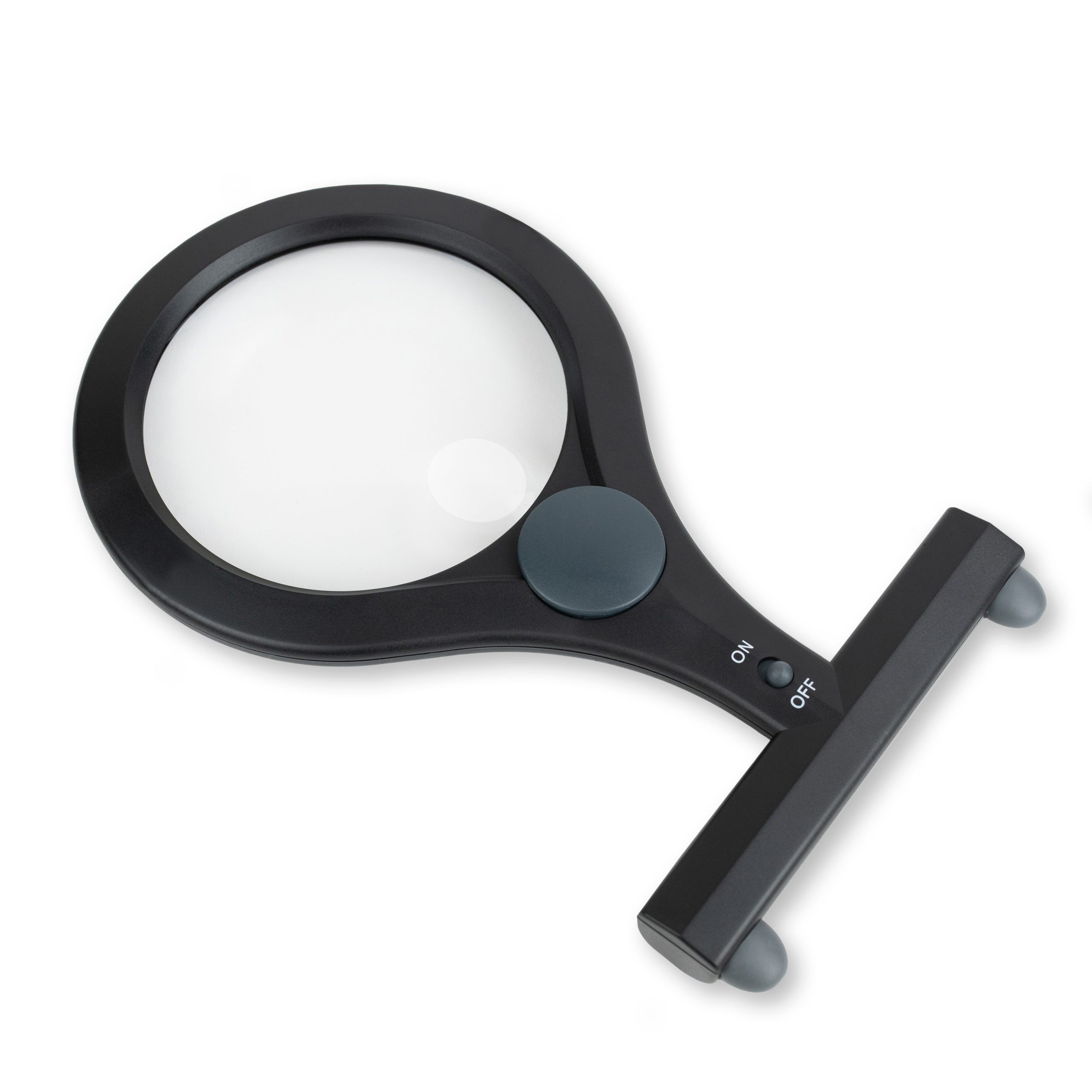 Magnifier, MagniClips®, acrylic and vinyl, black and clear, +4