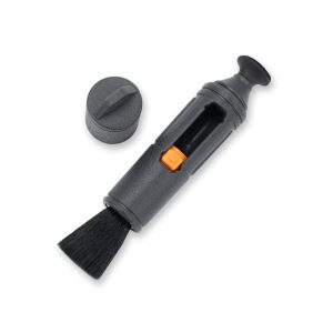 Carson Portable Reusable Lens Cleaner Pen with Dry Nano Particle Cleaning Formula Pad and Retractable Nylon Brush, will not scratch lens
