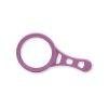 Purple Carson Handheld Magnifying Glass with Magnetic Handle, Comfortable Handle, Acrylic Lens for clear vision, Colorful Fridge Magnet
