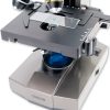 Biological Microscope Compound Microscope with Abbe NA Iris Diaphragm Condenser, Coaxial Focuser, Mechanical Stage for precise science
