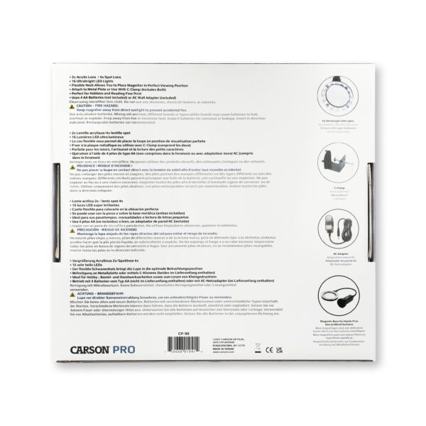 CP-90 Packaging Back