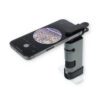 carson pocket microscope for kids with digiscoping adapter to view prepared microscope slide and coverslip, specimen under microscope