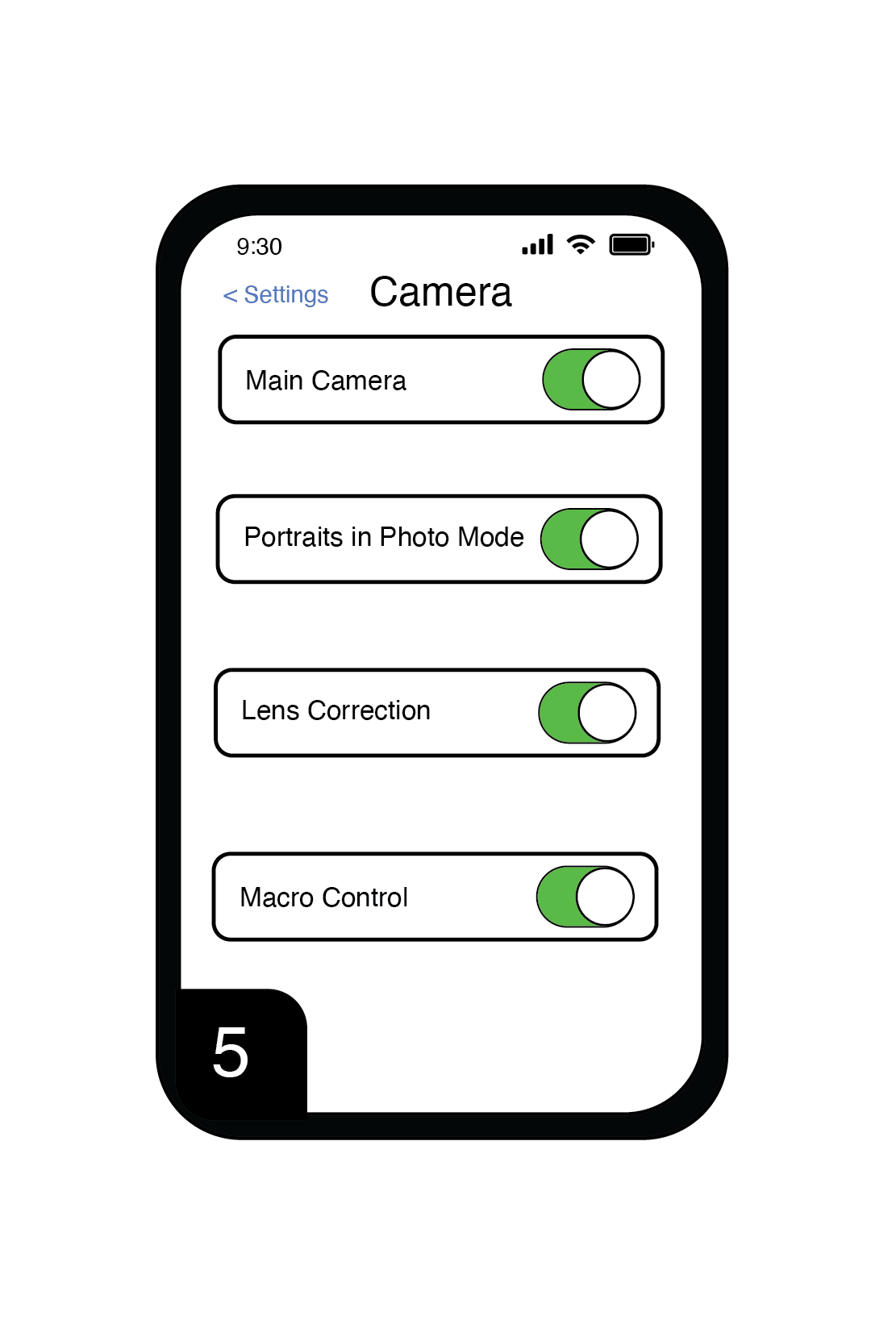 iPhone 13 / 14 pro camera step 5