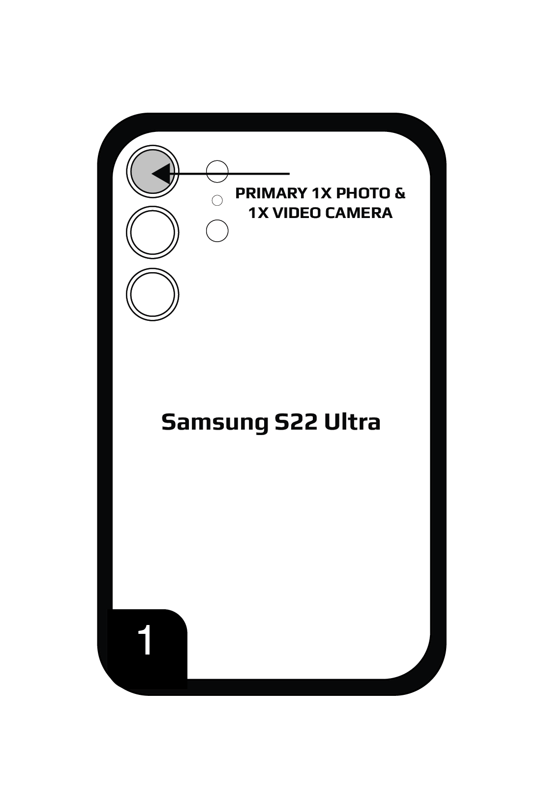 Samsung S22 ultra camera step 1