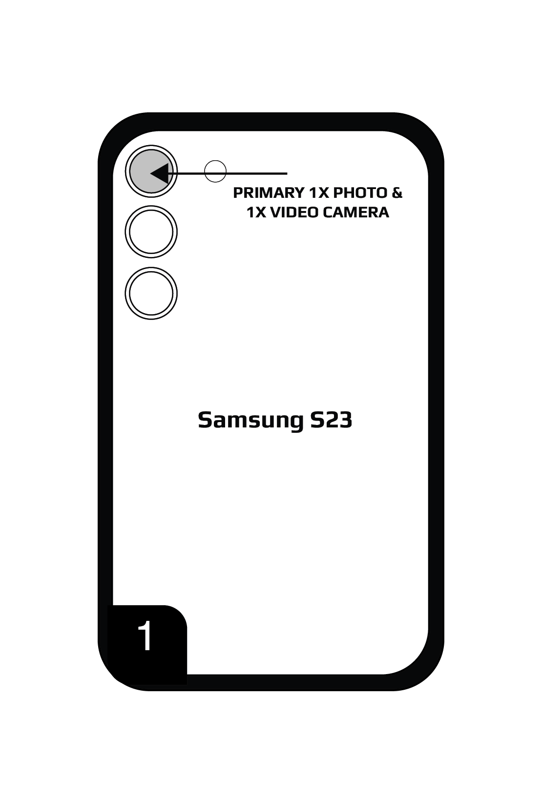 Samsung S23 camera step 1